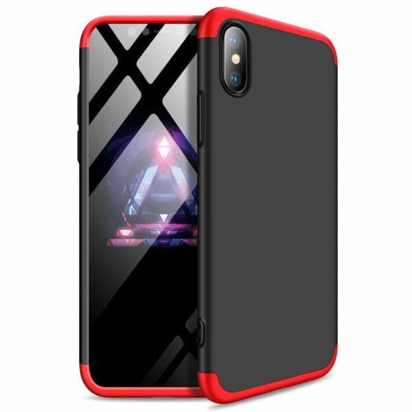 

Защитный чехол GKK Double Dip Case для Apple iPhone XS Max - Black / Red
