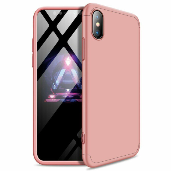 

Защитный чехол GKK Double Dip Case для Apple iPhone XS Max - Rose Gold