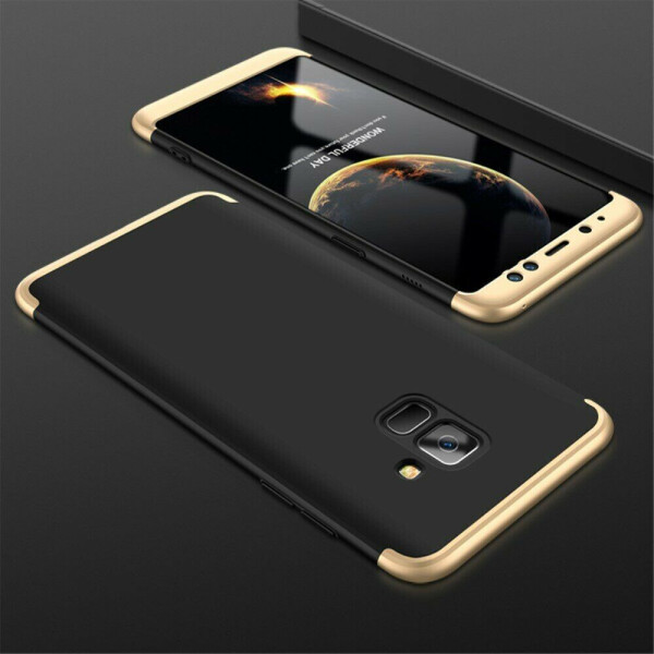 

Защитный чехол GKK Double Dip Case для Samsung Galaxy A8 (A530) - Black / Gold