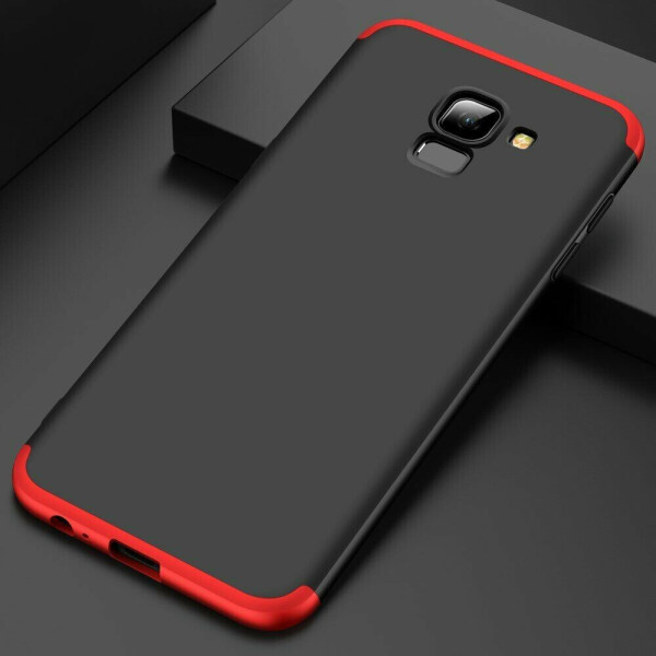 

Защитный чехол GKK Double Dip Case для Samsung Galaxy J6 2018 (J600) - Black / Red