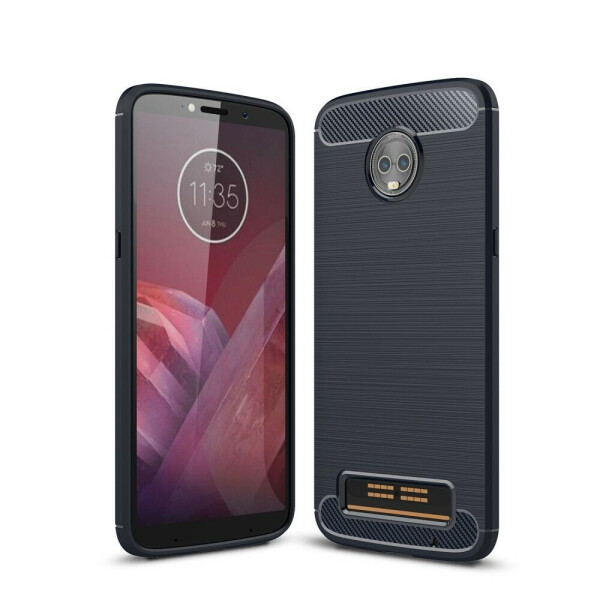 

Защитный чехол UniCase Carbon для Motorola Moto Z3 Play - Dark Blue