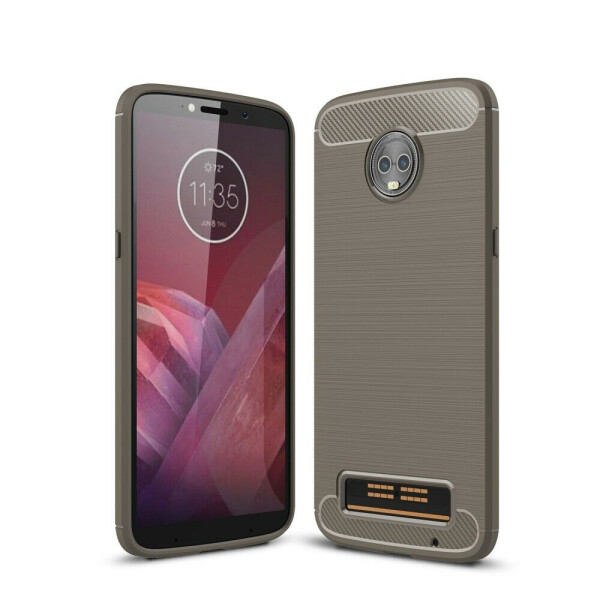 

Защитный чехол UniCase Carbon для Motorola Moto Z3 Play - Grey