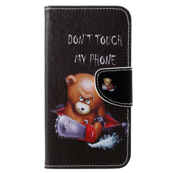 

Чехол-книжка Deexe Color Wallet для Motorola Moto E5 Play - Angry Bear