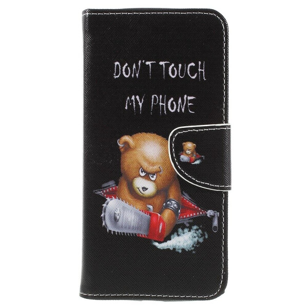 

Чехол-книжка Deexe Color Wallet для Motorola Moto Е5 / G6 Play - Angry Bear