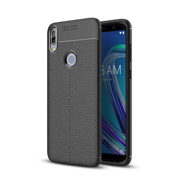 

Защитный чехол Deexe Leather Cover для ASUS Zenfone Max Pro (M1) ZB601KL - Black
