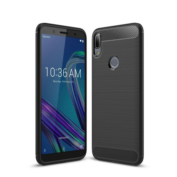 

Защитный чехол UniCase Carbon для ASUS Zenfone Max Pro (M1) ZB601KL - Black