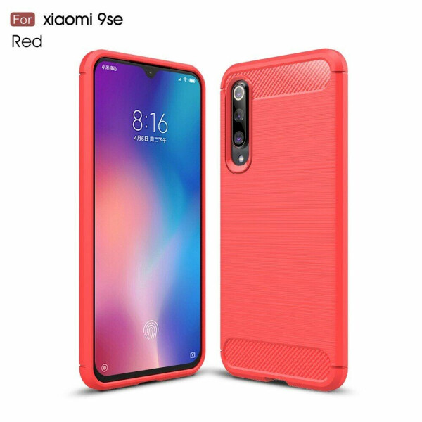 

Защитный чехол UniCase Carbon для Xiaomi Mi 9 SE - Red
