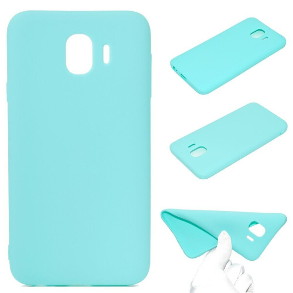 

Силиконовый (TPU) чехол Deexe Matte Case для Samsung Galaxy J4 2018 (J400) - Cyan