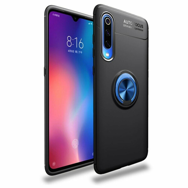 

Защитный чехол UniCase Magnetic Ring для Xiaomi Mi 9 - Black / Blue