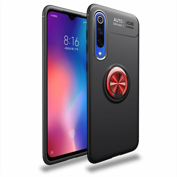 

Защитный чехол UniCase Magnetic Ring для Xiaomi Mi 9 SE - Black / Red