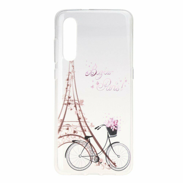 

Силиконовый (TPU) чехол Deexe Pretty Glossy для Xiaomi Mi 9 - Eiffel Tower and Bicycle