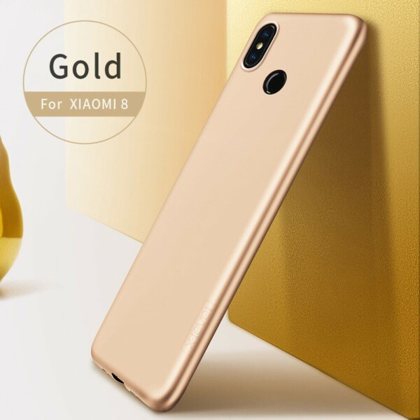 

Силиконовый (TPU) чехол X-LEVEL Matte для Xiaomi Mi 8 - Gold