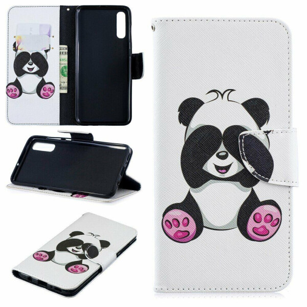 

Чехол-книжка Deexe Color Wallet для Samsung Galaxy A70 (A705) - Cute Panda
