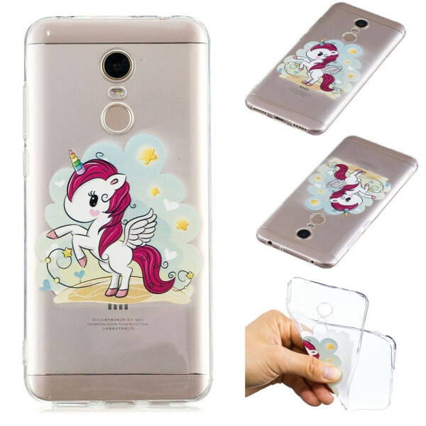 

Силиконовый (TPU) чехол Deexe Pretty Glossy для Xiaomi Redmi 5 Plus - Unicorn
