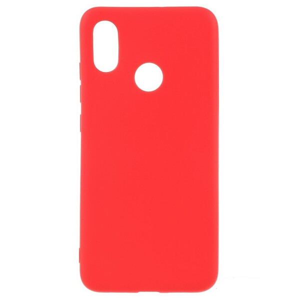 

Силиконовый (TPU) чехол Deexe Matte Case для Xiaomi Mi 8 - Red