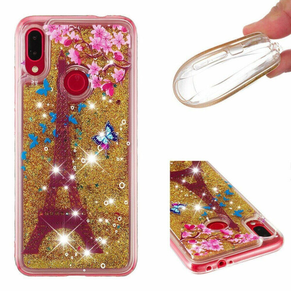 

Силиконовый (TPU) чехол Deexe Liquid Glitter для Xiaomi Redmi Note 7 / Note 7 Pro - Eiffel Tower