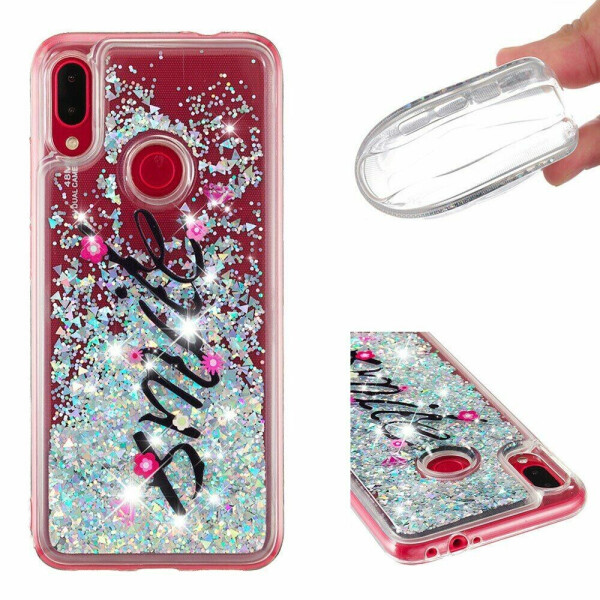 

Силиконовый (TPU) чехол Deexe Liquid Glitter для Xiaomi Redmi Note 7 / Note 7 Pro - SMILE Pattern
