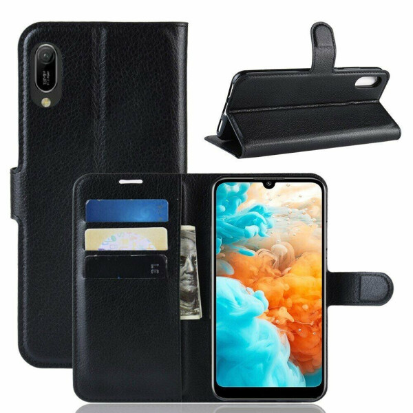 

Чехол-книжка Deexe Book Type для Huawei Y6 2019 - Black
