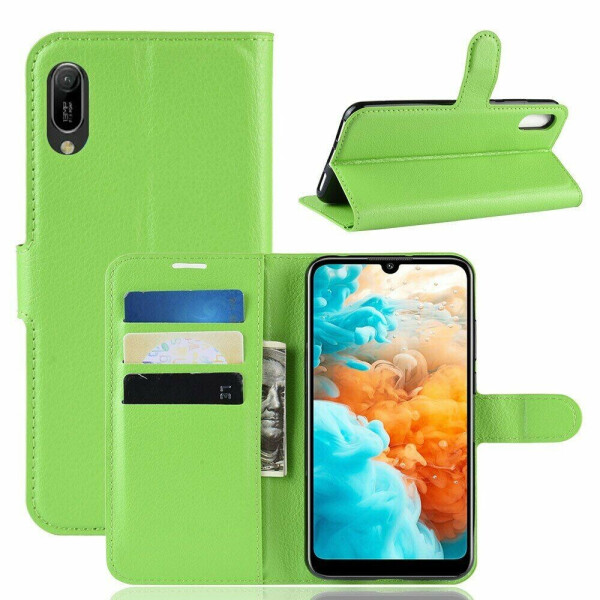 

Чехол-книжка Deexe Book Type для Huawei Y6 2019 - Green