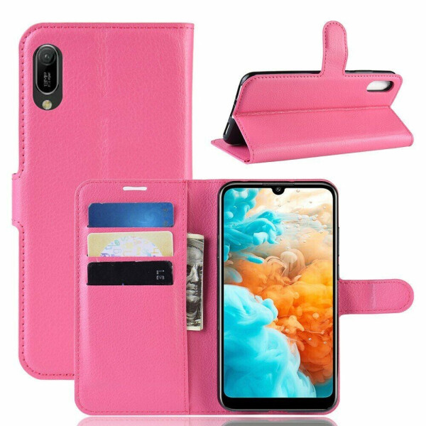 

Чехол-книжка Deexe Book Type для Huawei Y6 2019 - Rose