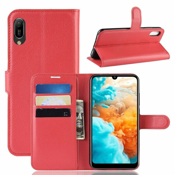 

Чехол-книжка Deexe Book Type для Huawei Y6 2019 - Red
