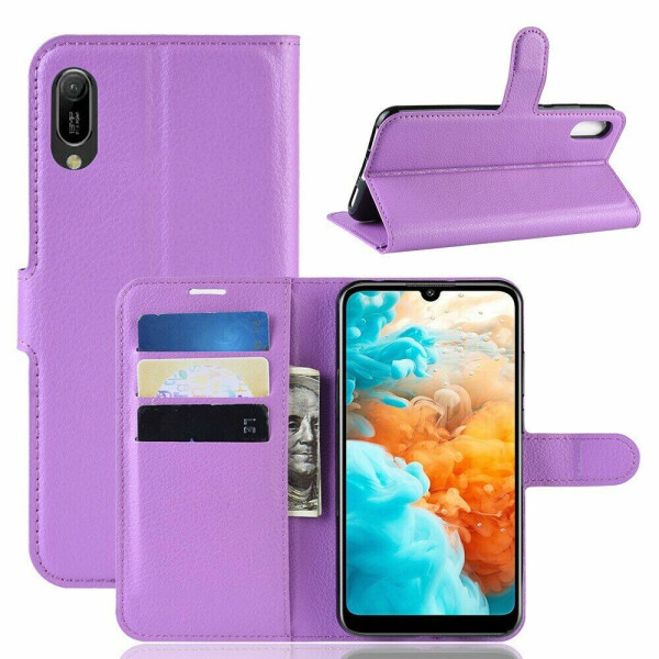 

Чехол-книжка Deexe Book Type для Huawei Y6 2019 - Purple