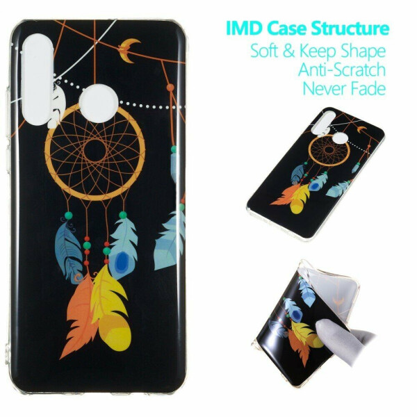 

Силиконовый (TPU) чехол Deexe LumiCase для Huawei P30 Lite - Feather Dream Catcher