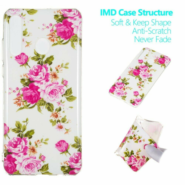 

Силиконовый (TPU) чехол Deexe LumiCase для Huawei P30 Lite - Vivid Flowers