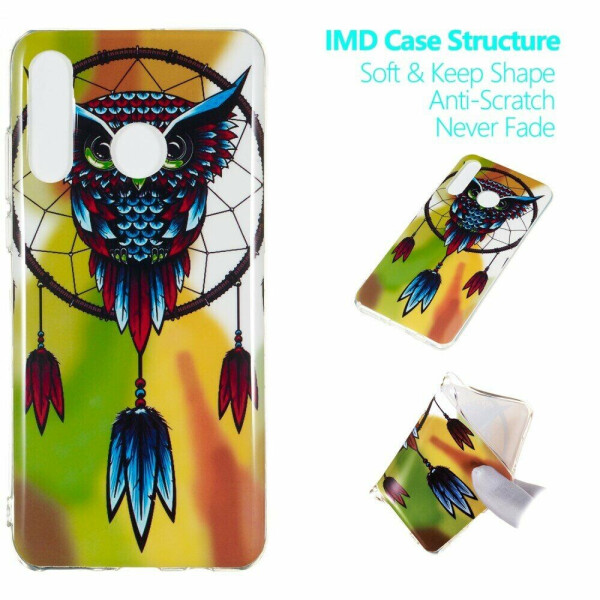 

Силиконовый (TPU) чехол Deexe LumiCase для Huawei P30 Lite - Owl Dream Catcher