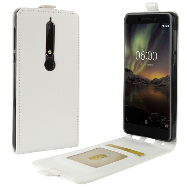 

Чехол Deexe Flip Case для Nokia 6 2018 / Nokia 6.1 - White