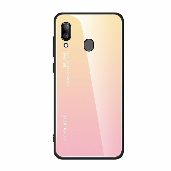 

Защитный чехол Deexe Gradient Color для Samsung Galaxy A30 (A305) / A20 (A205) - Gold / Pink