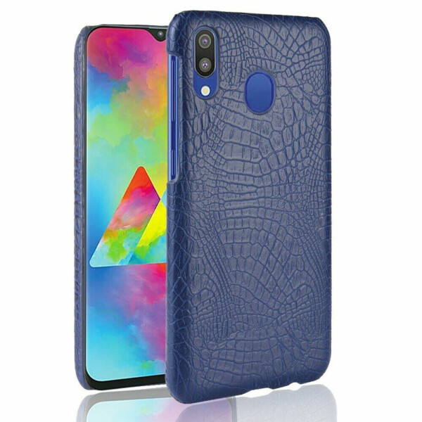 

Защитный чехол Deexe Croco Style для Samsung Galaxy A30 (A305) / A20 (A205) - Dark Blue