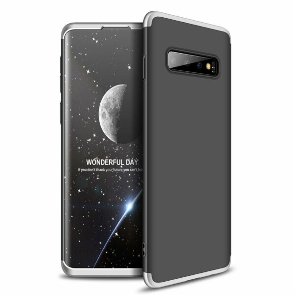 

Защитный чехол GKK Double Dip Case для Samsung Galaxy S10 (G973) - Black / Silver