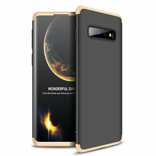 

Защитный чехол GKK Double Dip Case для Samsung Galaxy S10 (G973) - Black / Gold