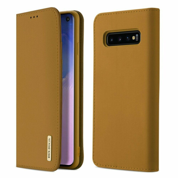 

Кожаный чехол DUX DUCIS Wish Series для Samsung Galaxy S10 (G973) - Khaki