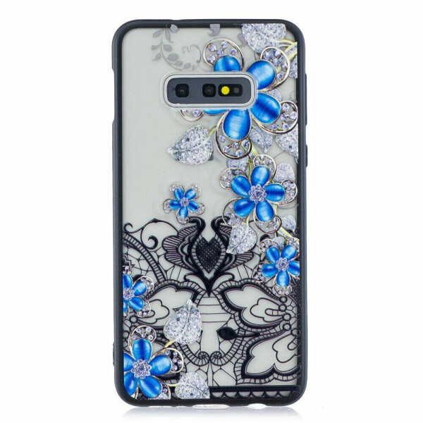 

Силиконовый (TPU) чехол UniCase Shiny Flowers для Samsung Galaxy S10e (G970) - Blue Flower