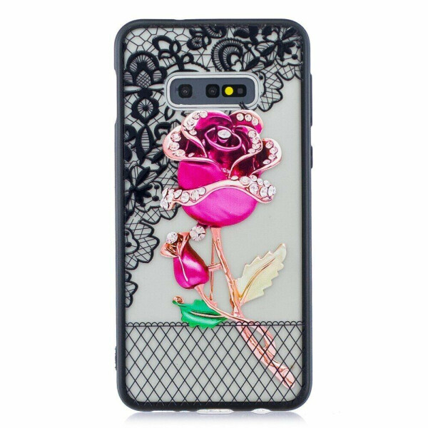 

Силиконовый (TPU) чехол UniCase Shiny Flowers для Samsung Galaxy S10e (G970) - Rose Flower