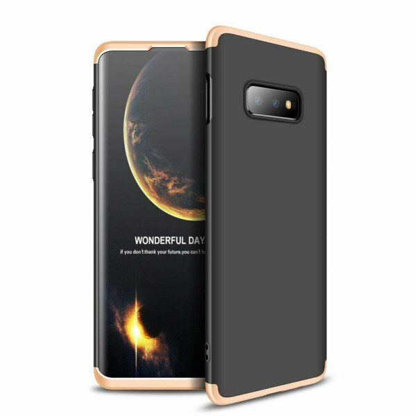 

Защитный чехол GKK Double Dip Case для Samsung Galaxy S10e (G970) - Black / Gold