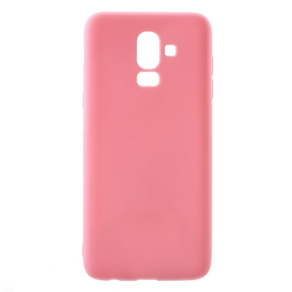 

Силиконовый (TPU) чехол Deexe Matte Case для Samsung Galaxy J8 2018 (J810) - Pink