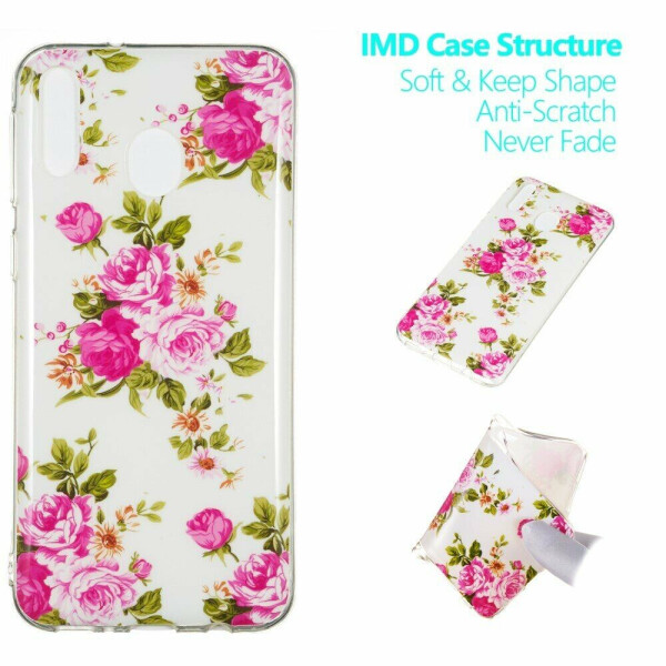 

Силиконовый (TPU) чехол Deexe LumiCase для Samsung Galaxy M20 (M205) - Vivid Flowers