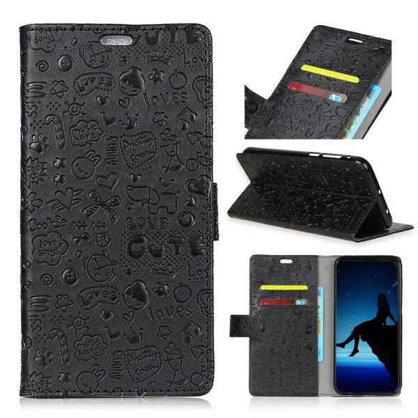 

Чехол-книжка UniCase Graffiti Pattern для Nokia 3 2018 / Nokia 3.1 - Black