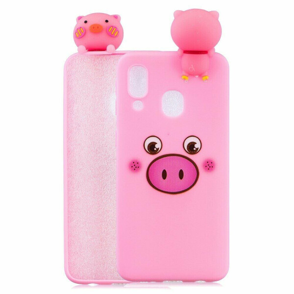 

Силиконовый (TPU) чехол UniCase 3D Cartoon Pattern для Samsung Galaxy A40 (А405) - Pig