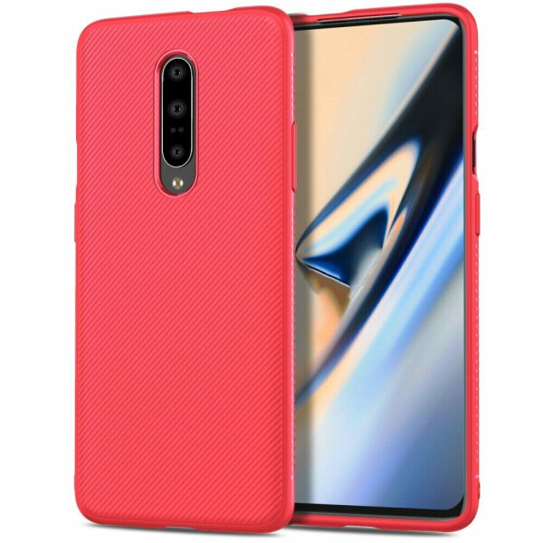 

Защитный чехол UniCase Twill Soft для OnePlus 7 Pro - Red