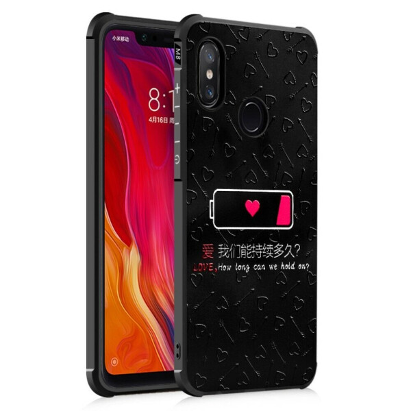 

Защитный чехол UniCase Black Style для Xiaomi Mi 8 - Love, How Long Can We Hold on