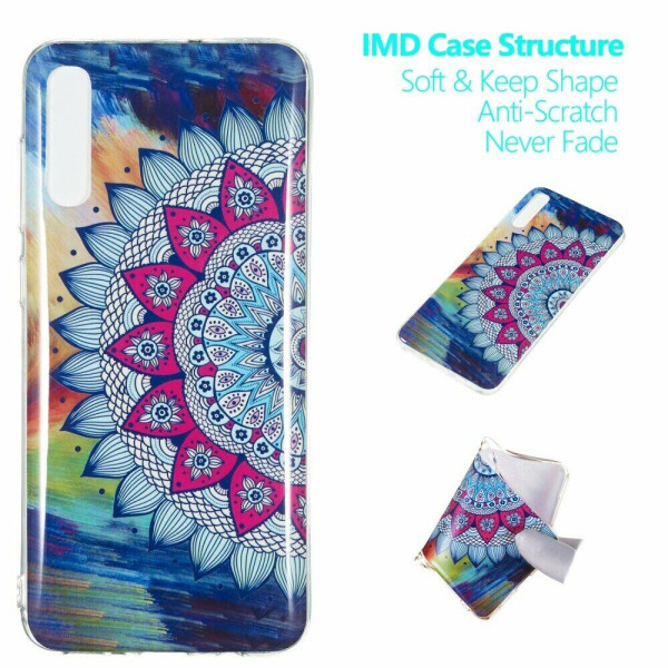 

Силиконовый (TPU) чехол Deexe LumiCase для Samsung Galaxy A70 (A705) - Mandala Flower
