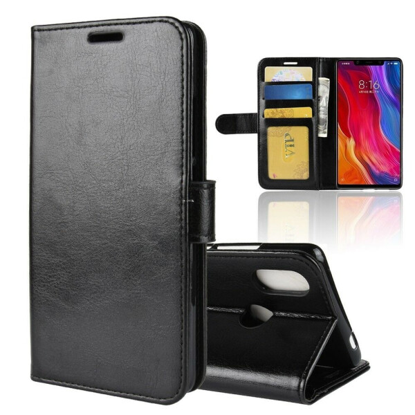 

Чехол-книжка Deexe Wallet Style для Xiaomi Mi 8 SE (Special Edition) - Black