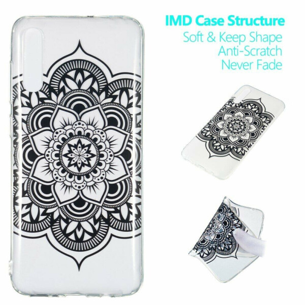 

Силиконовый (TPU) чехол Deexe Pretty Glossy для Samsung Galaxy A70 (A705) - Henna Flower