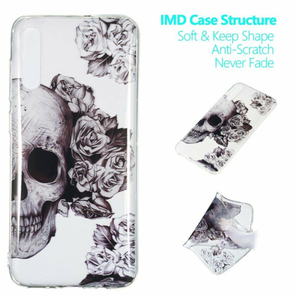 

Силиконовый (TPU) чехол Deexe Pretty Glossy для Samsung Galaxy A70 (A705) - Cool Skull