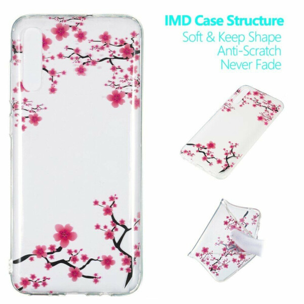 

Силиконовый (TPU) чехол Deexe Pretty Glossy для Samsung Galaxy A70 (A705) - Vivid Flowers