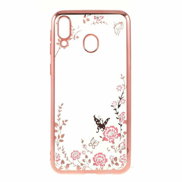 

Силиконовый (TPU) чехол Deexe Shiny Cover для Samsung Galaxy M20 (M205) - Rose Gold